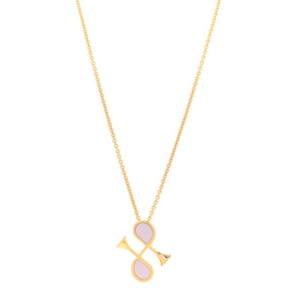 Hermes Swift Cor H Pendant Necklace